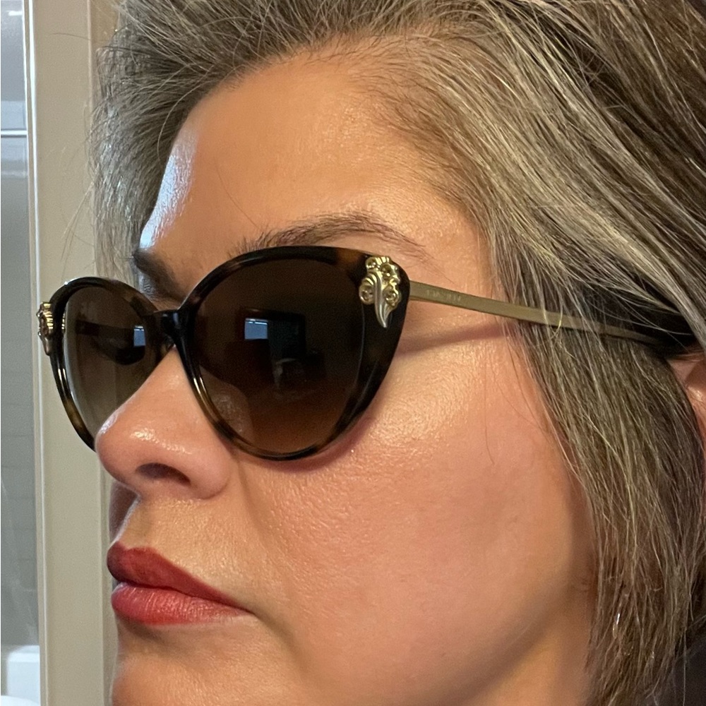 Versace Statement Sunglasses. With Embellishments… - image 5